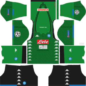 SSC-Napoli-DLS-Goal-Keeper-UCL-Badge-Home-Kit