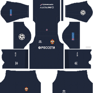 CSKA-Moscow-UCL-Badge-DLS-Goal-Keeper-Home-Kit