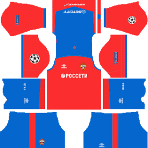 CSKA-Moscow-UCL-Badge-DLS-Home-Kit